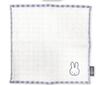 Marimo Craft Miffy Gauze Gingham W25 X Handkerchief, Gray, H25cm, DBM-1864