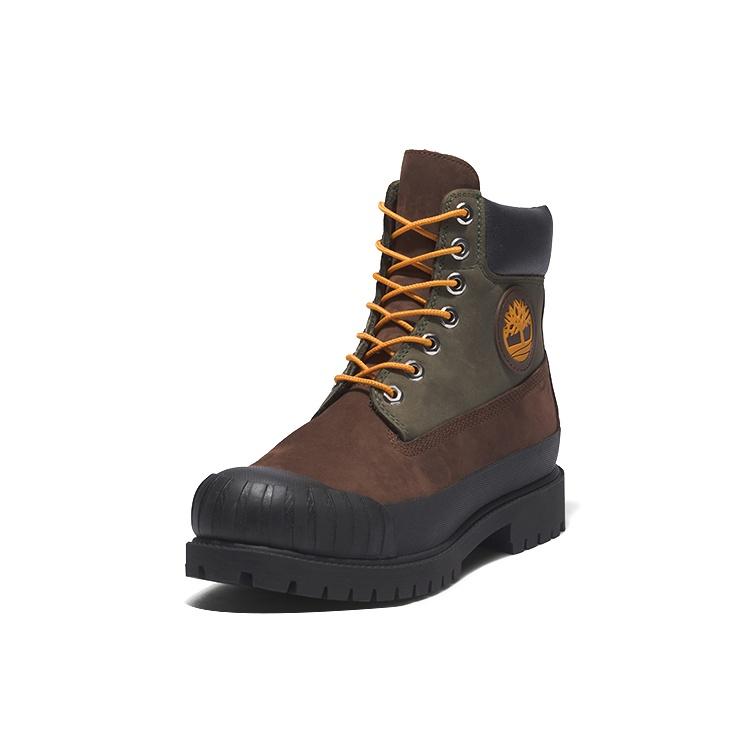 Timberland Премиальные 6-дюймовые ботинки с резиновым носком 'Темно-коричневые' Мужские A2FXF931