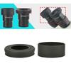 2PCS Comfortable Rubber Eyepiece Guards Stereo Microscope Eye Guards Simple Installation for 32-36mm Stereo Microscopes