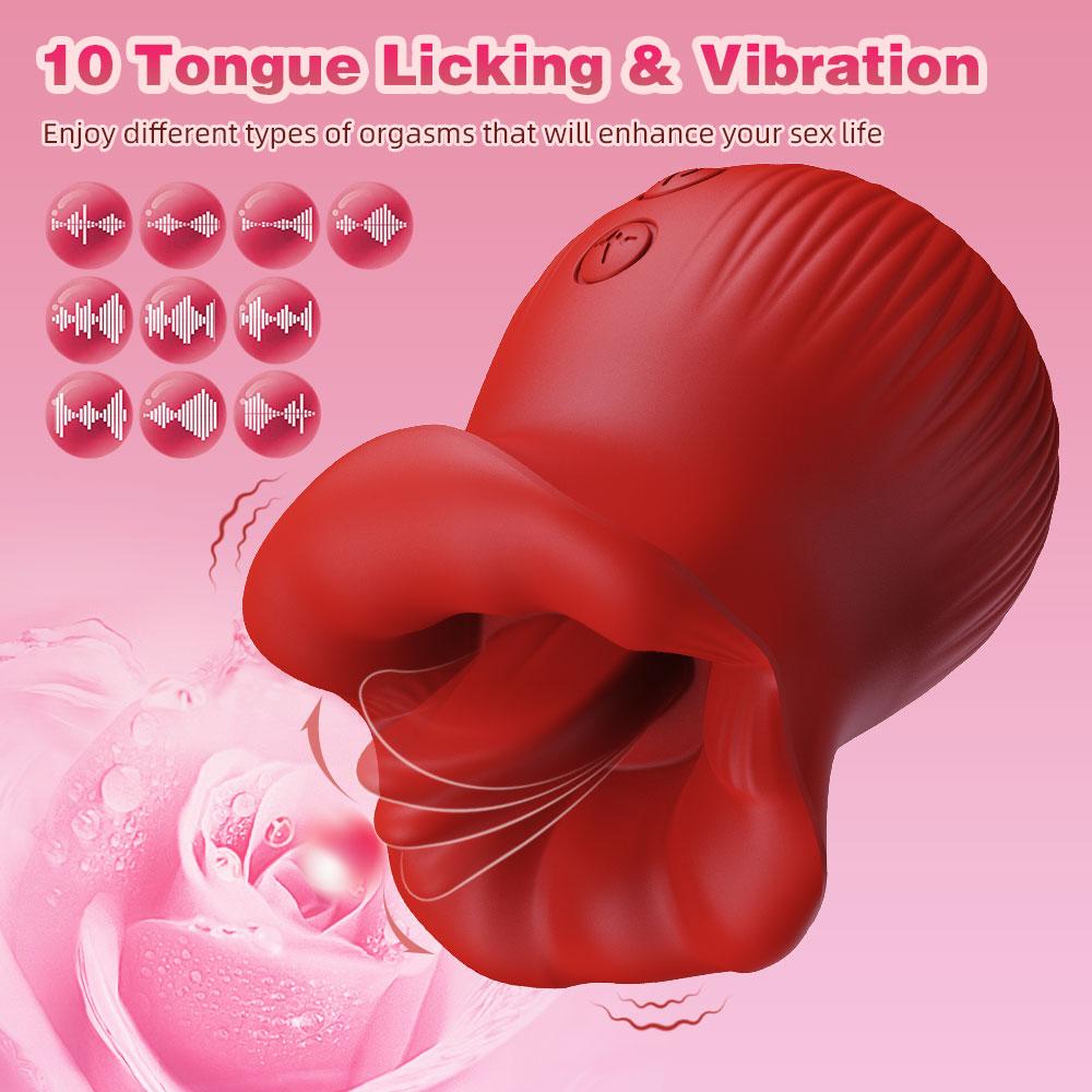 Powerful Sucking Licking Vibrator For Women Clitoris Stimulator Female Oral Nipple Massager Vagina Masturbators Adult Sex Toys