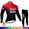 Winter Warm Mens Cycling Clothes Thermal Jersey UCI  Men's Biking Long Sleeve Clothing  Fleece Mountain Bikes Man Set Winter Suit