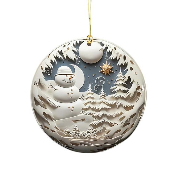 2D Акриловое Рождественское Украшение Легкое Домашний Офис Внутри Помещения Праздничная Вечеринка Рождество