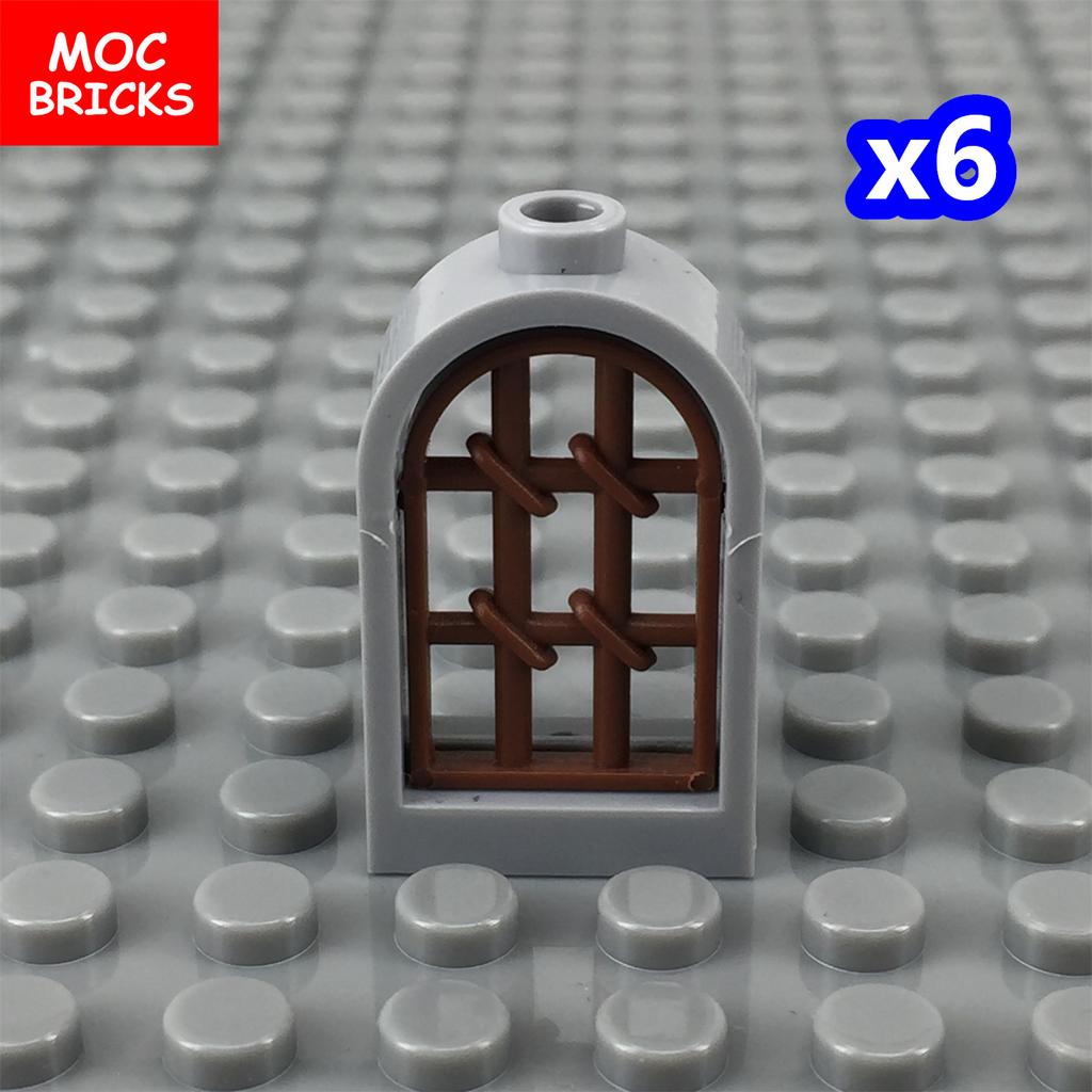 MOC Кубики Городской Дом Окно 1x2x3 1x2x2 30044 60607 Образовательные Собранные Строительные Блоки Модель Архитектура Детские Игрушки