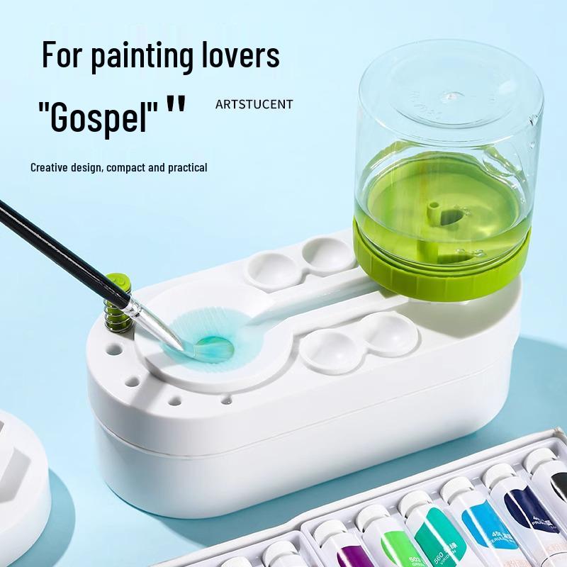 Маленькая емкость для промывки кистей для акварельных и масляных красок