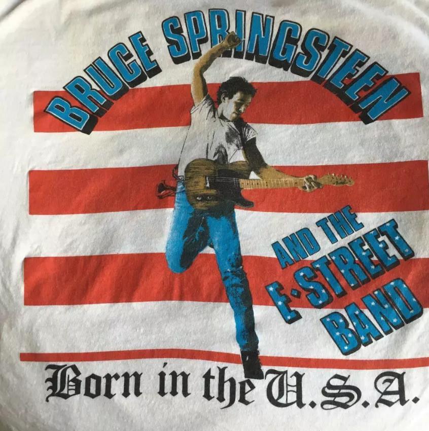 Винтажная футболка Bruce Springsteen с коротким рукавом, все размеры от S до 5XL, унисекс