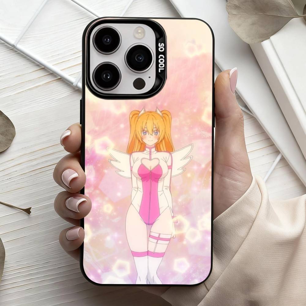 2.5-мерное искушение Амано Ририса Чехол для телефона для iPhone17,16,15,14,13,12,11 Plus,Pro Max Черный Конфетный серебристый чехол для телефона