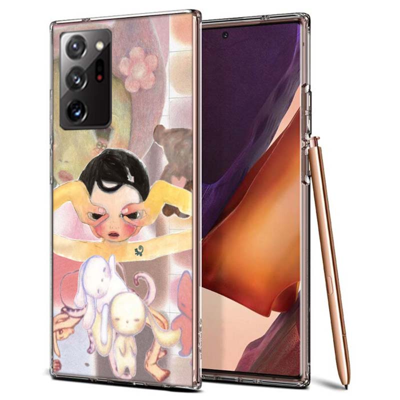 Aya Takano Paintings Phone Case for Samsung A55 A35 A25 A15 A07 A05S A16 A17 A26 A36 A37 A56 A57 Galaxy Note 20 10 A50S A71 A51