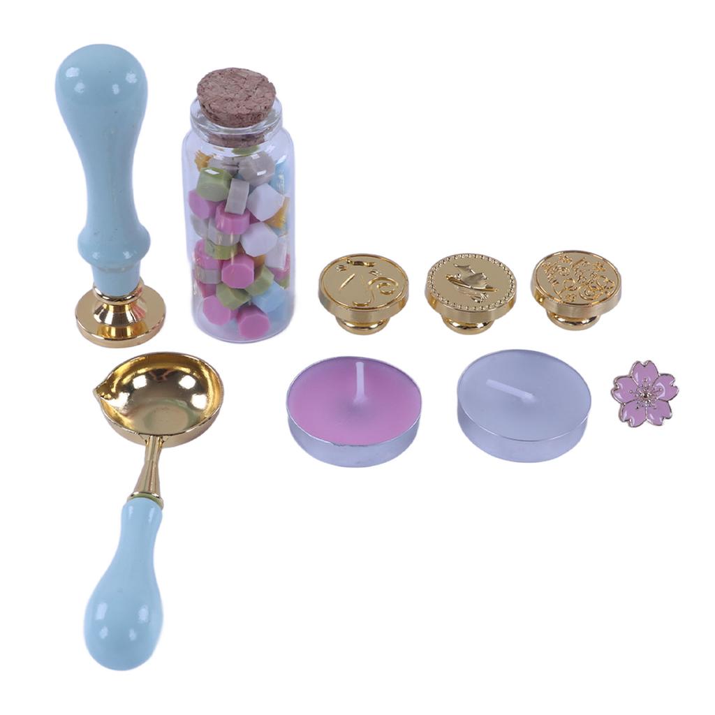 Набор восковых штампов для запечатывания, изысканная огненная краска, восковые свечи, брошь, набор сменных штампов для конверта Ca