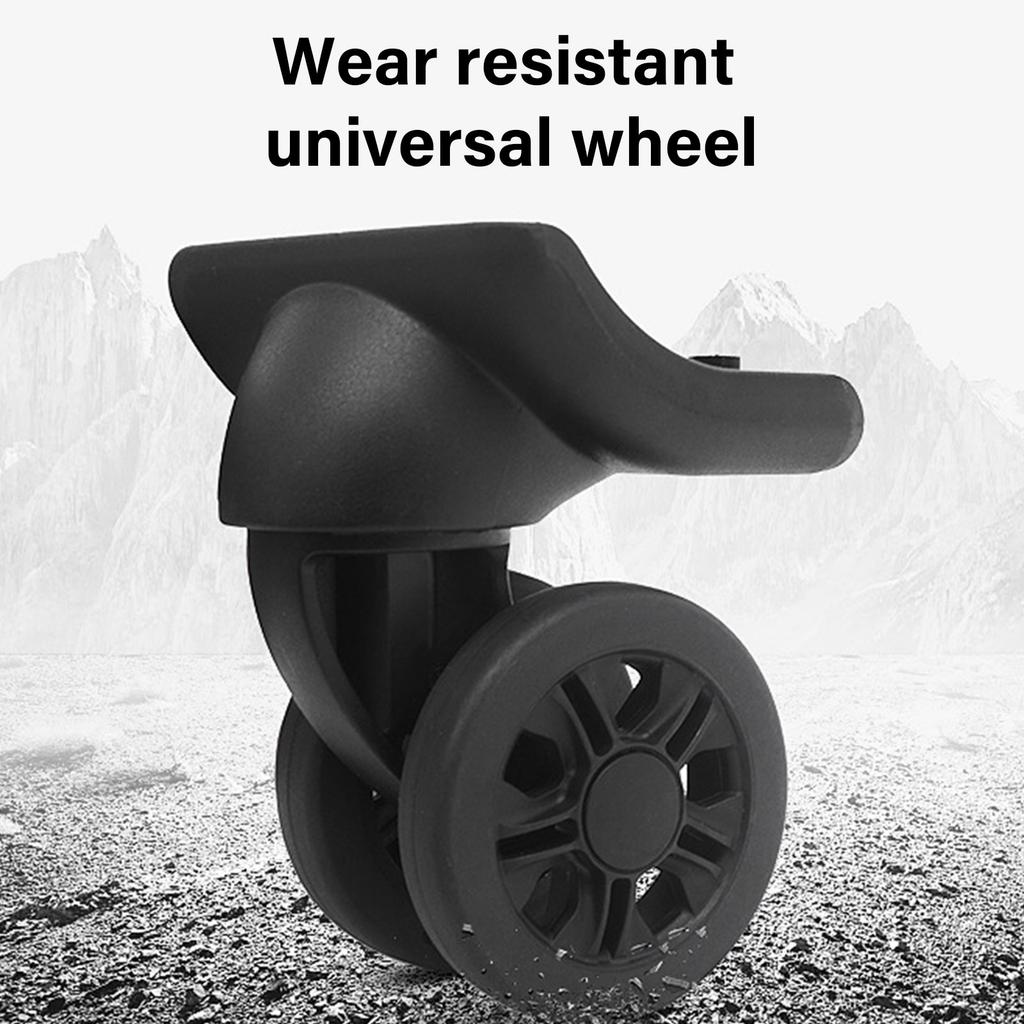 4 шт. сменные колеса для багажа универсальные аксессуары для чемодана-спиннера для легкой установки и плавного перемещения