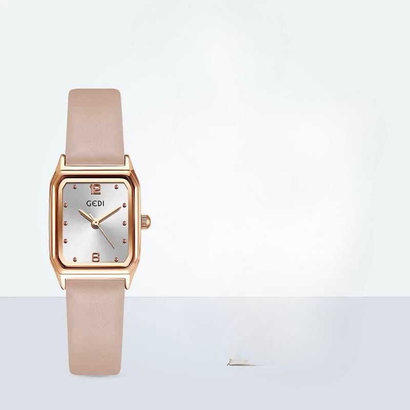New Women'S Watch, Student Style, Minimalist Design, High-End Feel, Square Dial, Luxury Watch For Women, Perfect As A Gift.