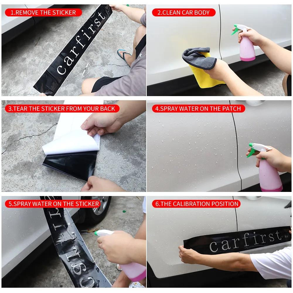 Наклейки на автомобиль Боковая дверь Капот Линия талии Сделай сам Наклейка Декаль Аксессуары для автотюнинга Боковые юбки Полосатые наклейки Автоаксессуары