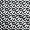 Cotton Flex Black Fabric Asian Kawaii Sewing Material Print Fabric By The Yard 40 Inch