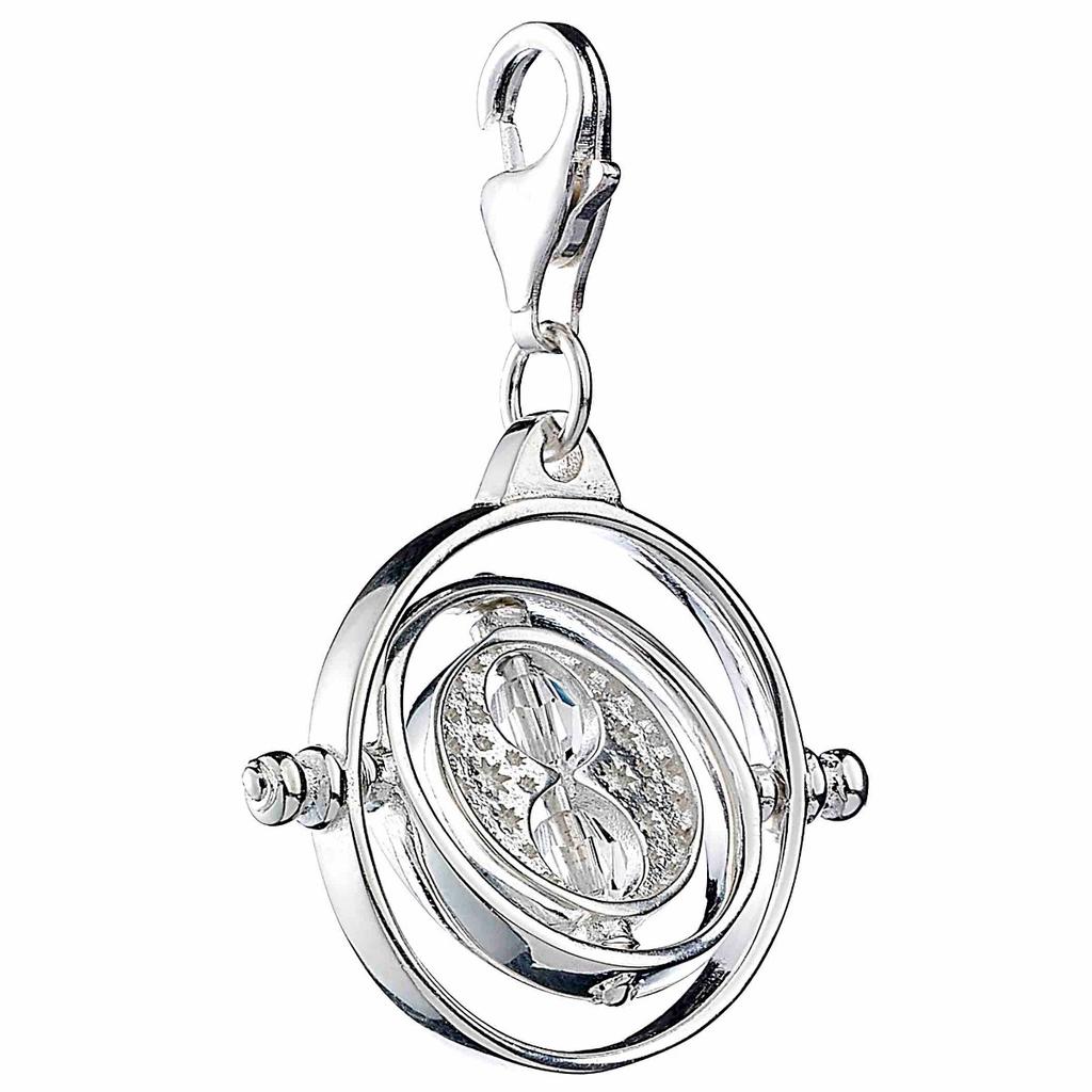 Harry Potter sterling silver Time Turner clip on charm with crystal Elements