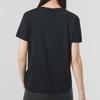 Nike Футболка с коротким рукавом из дышащего материала с логотипом для бега, фитнеса, тренировок, быстросохнущая, женская, черная FN2799-010
