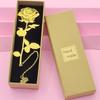1 Set Golden Golden Rose Bookmarks With Gift Box Metal Bookmark Valentine's Day Gift Student