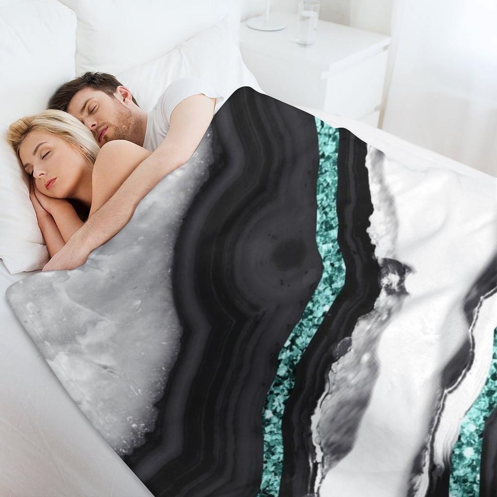 Агат Глиттер Глэм #16 (Искусственный Блеск) #драгоценность #декор #искусство Плед Плюшевый Мягкий Тонкий Пледы Для Кровати Пледы