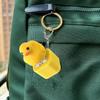 Keyboard Fidget Keychain Pendant Decorative Purse Pendant Duck Shape Backpack Charm With Light And Sound Stress Relief Toy