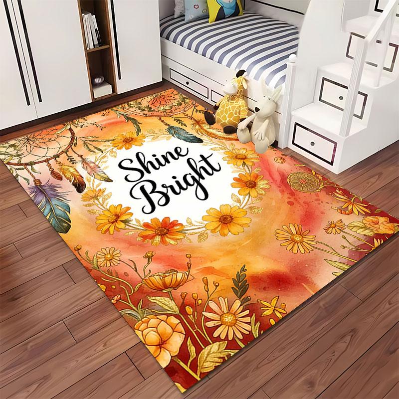 Shine Bright Dreamcatcher Pattern suitable as a non-slip mat for the living room or bedroom sofa