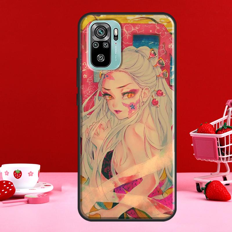 Чехол Demon Slayer Daki для Xiaomi Redmi 10 9 9A 9C 9T задняя крышка для Redmi Note 11 Pro 8 9 10 Pro 9S 10S 11S