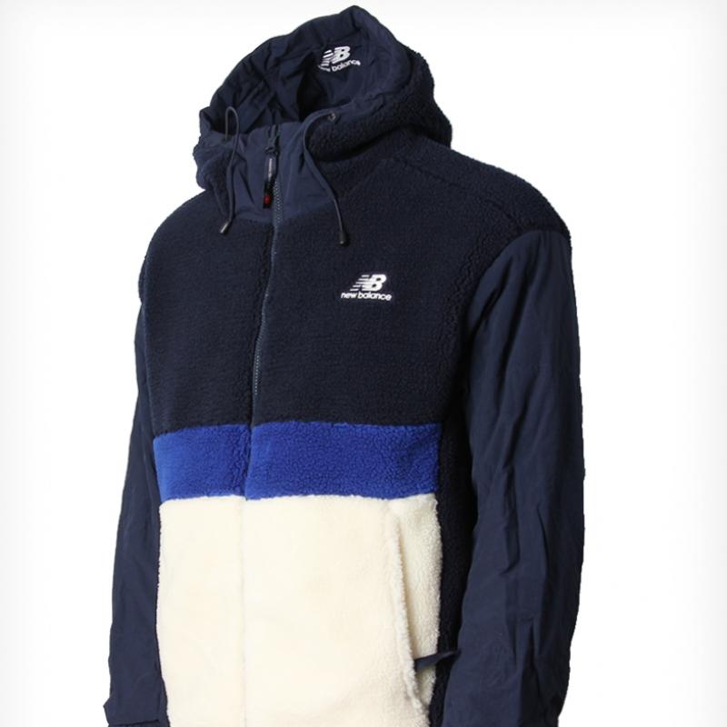 New Balance Двусторонняя куртка-пуховик из флиса Uni Nbmda48013 50 Синий