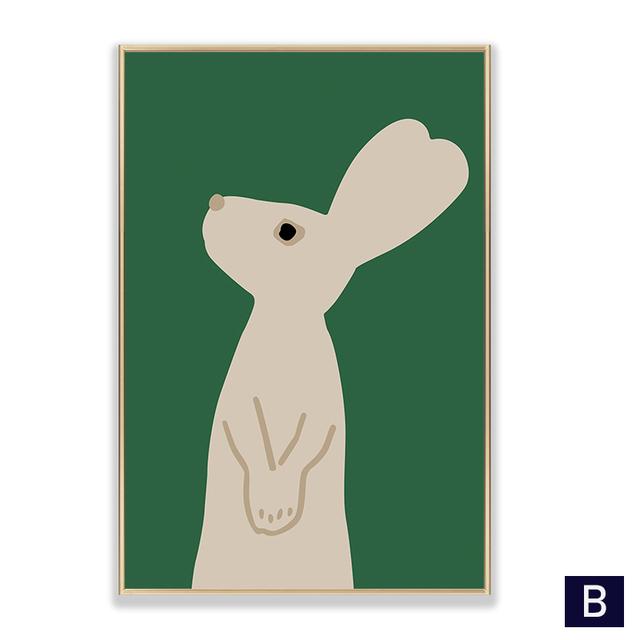 Бохо-стиль, современный постер с изображением животных и леопарда, украшение для дома, минималистичный скандинавский холст, настенные картины для гостиной, без рамки