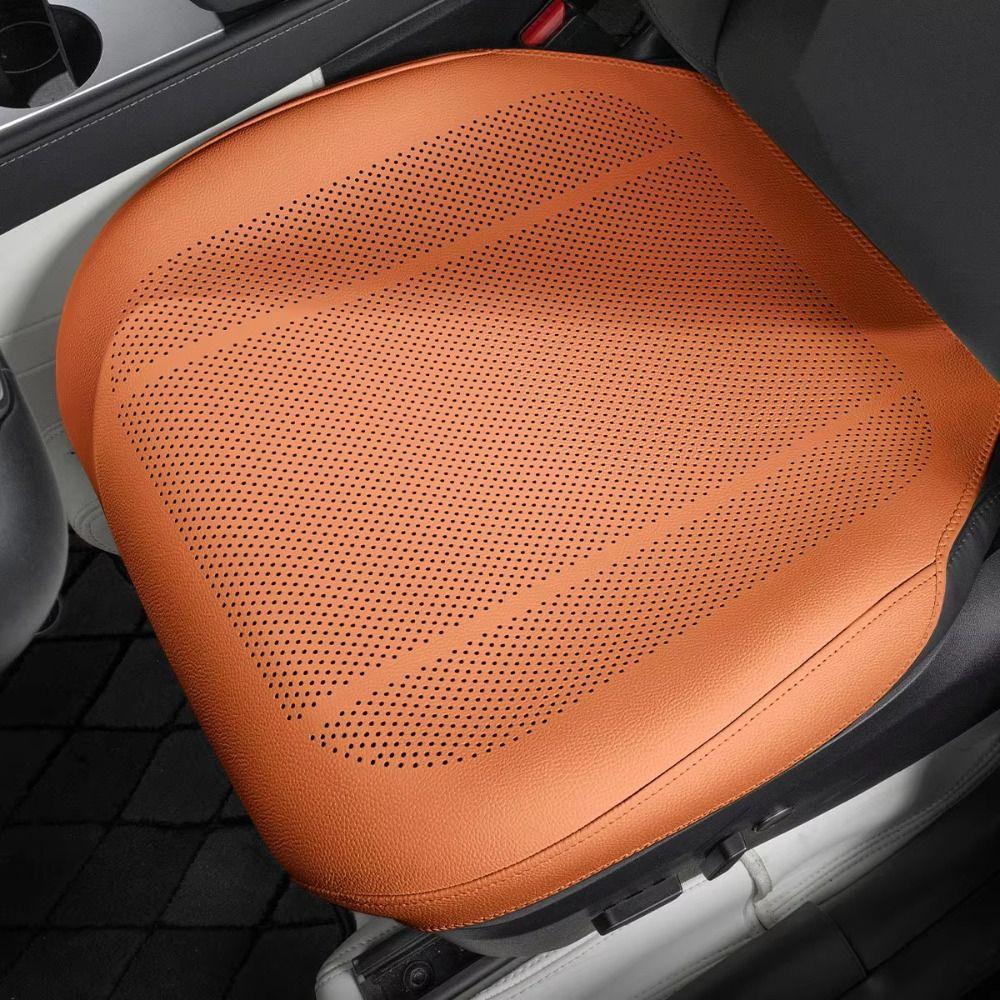 1pc Universal Front Seat Leather Car Seat Cover Breathable Leather Luxury Car Interior Car Interior