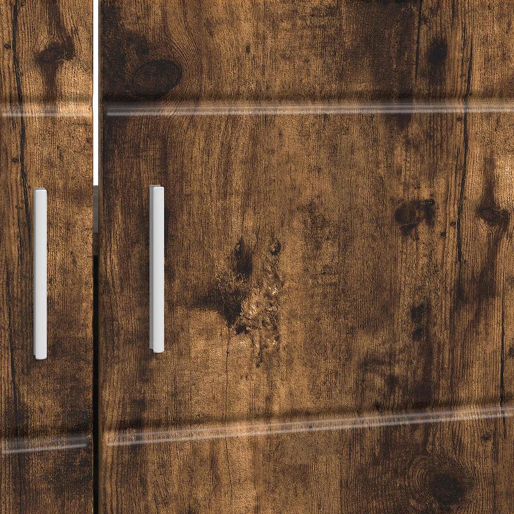 Bathroom Cabinet Set TULUM Smoked Oak 60 x 34 x 63 cm