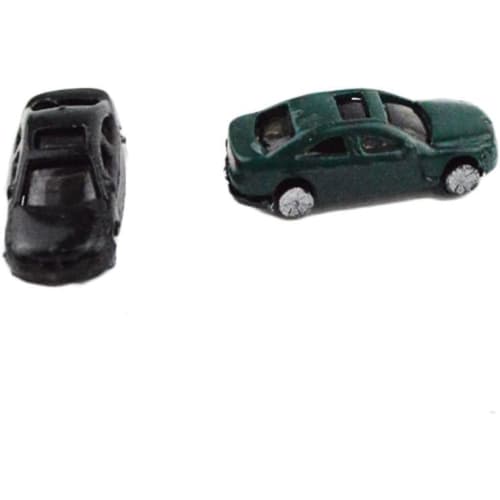 1/100 Scale Miniature Car Set, 20 Cars, Perfect for Dioramas, DIY Train Models, and DIY Dioramas