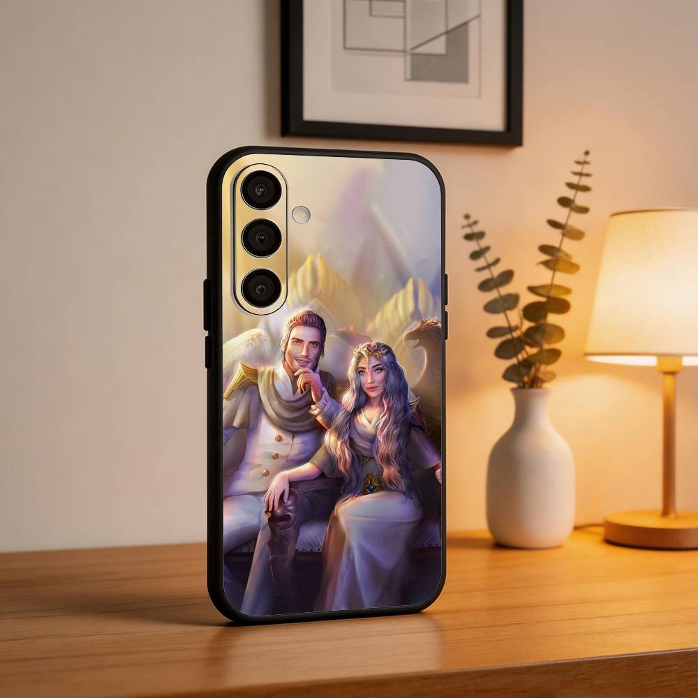 Романтика C-Clubs Игра Мальбонте Вики Чехол для телефона для Samsung A73,A21s,A22,A31,A32,A52,A53,A71,A80,Мягкий черный корпус