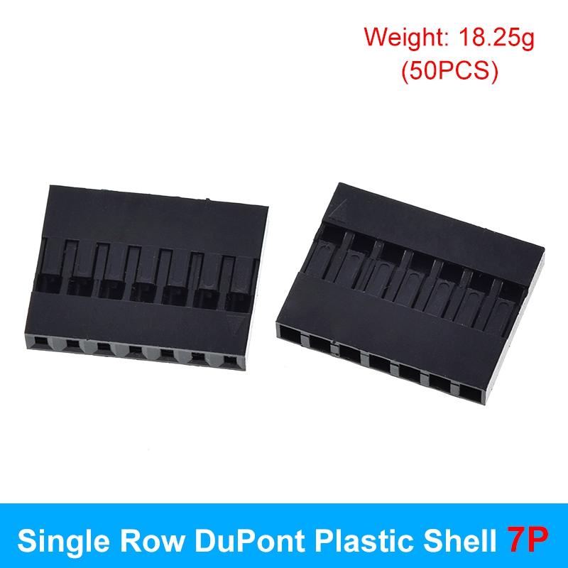 50/100 шт. Для пластикового корпуса Dupont 2,54 мм Однорядный Для разъема Dupont 1P/2P/3P/4P/5P/6P/7P/8P/9P/10P 2*4 контакта/2*5 контактов Корпус