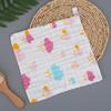 Six Layers of Cotton Square Towel High Density Cotton Small Towel Baby Washcloth Cartoon Gauze Drool Towel Print Small Handkerchief