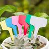 100 Pcs Plant Label T-Shape Waterproof Plant Markers Reusable Plant Identification Tags
