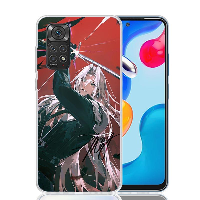 Чехол для телефона Anime FINAL FANTASY 7 BloodyBeni для Xiaomi Redmi Note 15 14 13 12S 12 Pro Plus 11S 11E 11 11T 10S 10 Искусство Мягкий Рисунок