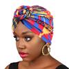 European And American Ethnic Wind Disc Flower Headscarf Hat, Elastic Printed Indian Hat Chemotherapy Cap Tjm-342B