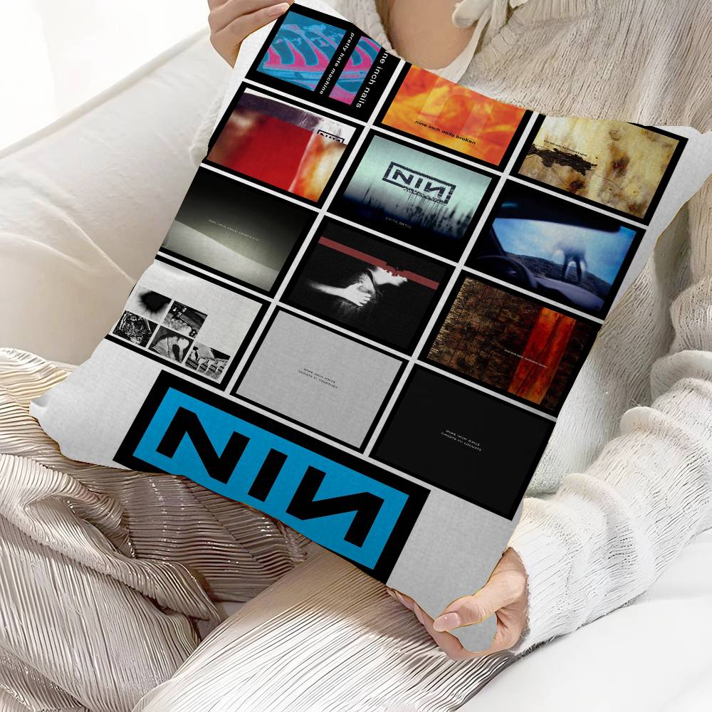 Nine I-Inch N-Nails Pillow Cover Design Cushion Cover Decor Holiday Decorati