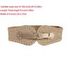 Metal Studded Elastic Stretch Waistband Suede Material Statement Waist Belt  Corset Styling