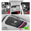 XLGJS1 1Pcs Car Sun Visor Eyeglasses Storage Bag Organize Glasses Clips For Tesla Model 3 Model S Roadster Model X Model Y Cybertruck