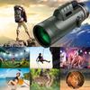 80x100 Monocular Telescope with Tripod Waterproof Portable Outdoor Travel Hiking Hunting Bird Watching Concert Handheld Telescope with Smartphone