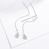 Temperament Five-pointed Star Full Diamond Earrings Light Luxury Earrings Personalized Design Korean Version Fashion Long Earrings