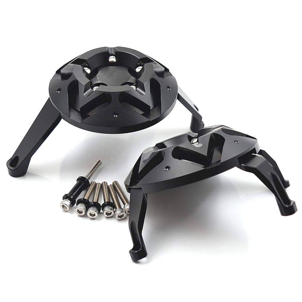 LEDISHUN Крышка двигателя, Слайдер двигателя, Защита двигателя для Kawasaki Versys 1000 (KLZ1000B) 2015-2022 (черный)