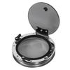 10 Inch Boat Round Porthole Window Inward Opening Stainless Steel Tempered Glass Porthole Window with Screen and Fixed