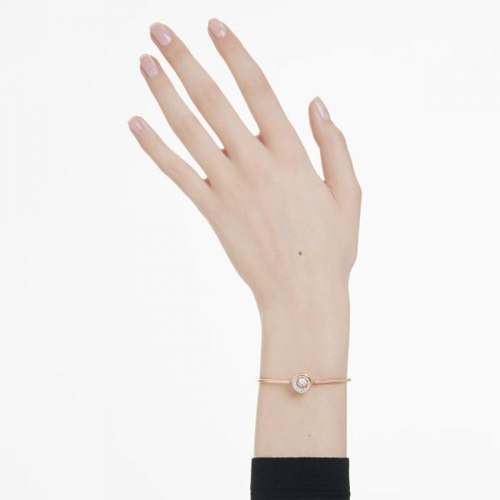 Swarovski [authentic] Rose Gold Bangle Bracelet M 5692259