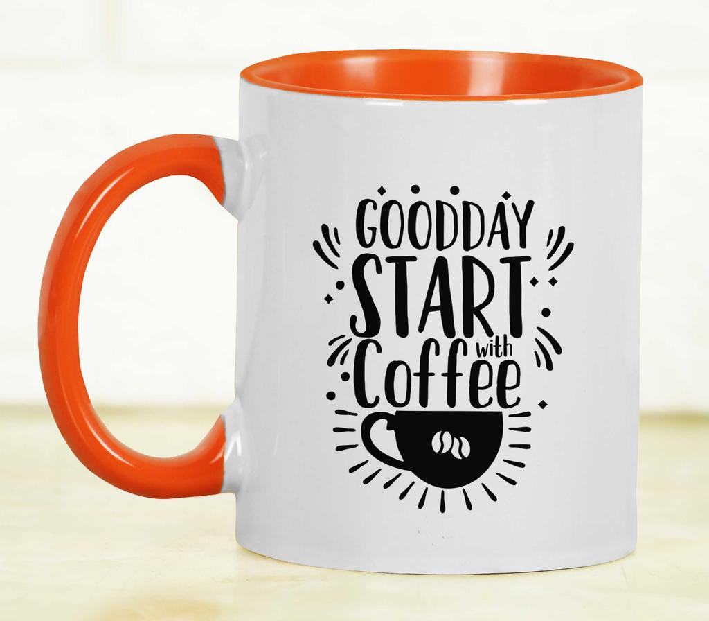 Inkdotpot Goodday Start With Coffee 11 Oz керамические кофейные кружки отлично подходят для коллег, боссов, подарков для кофе