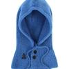 Universal Chemistry Wool Knit Blue Open Balaclava