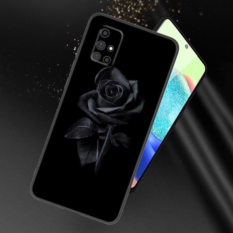 Красивый чехол для телефона с изображением розы для Samsung Galaxy A21 A30 A50 A52 S A13 A22 A32 A33 A53 A73 5G A11 A12 A31 A51 A70 A71 A72