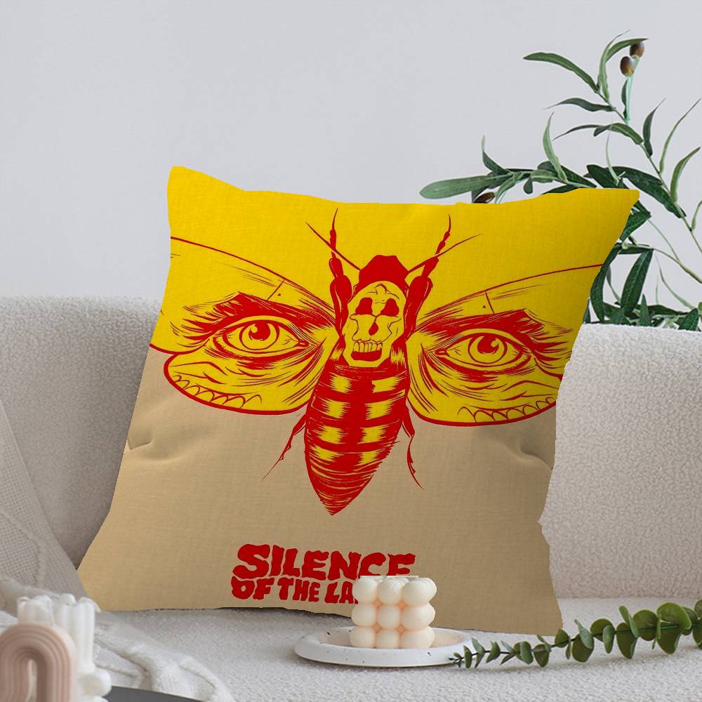 Классический фильм «Молчание ягнят» Персонализированная наволочка Детская спальня Декор для дикой вечеринки Наволочка Подарок на день рождения/выписку