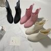 Rain Shoes Female New Four Seasons Wear-resistant Fashion Mid-calf Adult Water Shoes
