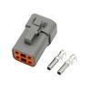 DTP04-2P Automotive Connector 4Pin Electrical Wire Connector Plug Sheath  Car Accessories