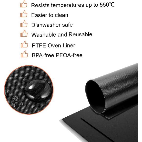 4 Pack Air Fryer Liners for Cuisinart Air Fryer Cuisinart Convection Toaster Oven and Emeril Lagasse 26 QT Extra Large Air Fryer