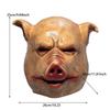 Scary Pig Head Mask Halloween Costume Cosplay Props Bloody Pig Head Horror Adult Head Mask